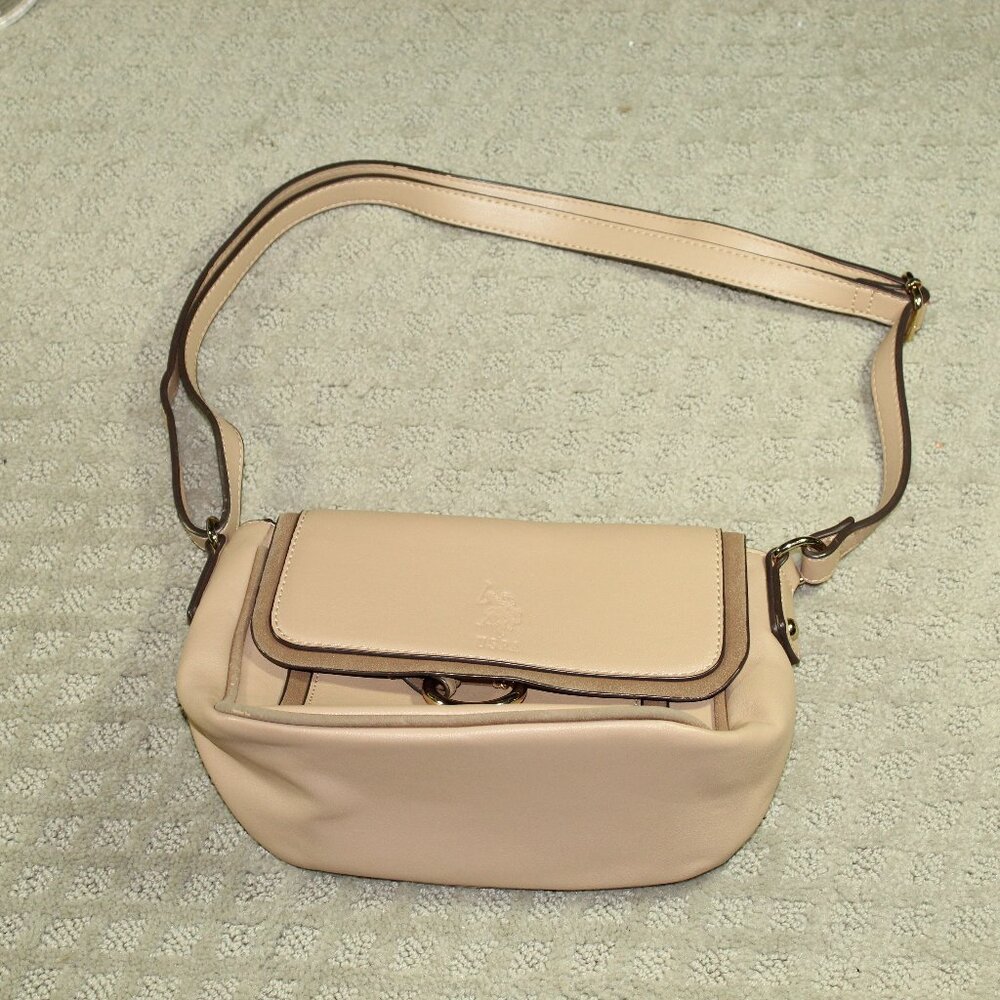 US Polo Assn Tan Brown Crossbody Mini Purse